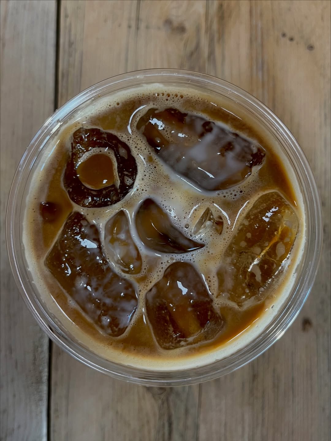 Iced coffee at Wedge